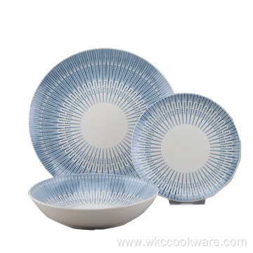 2022 New Style Pad Printing Ceramic Dinnerware Set